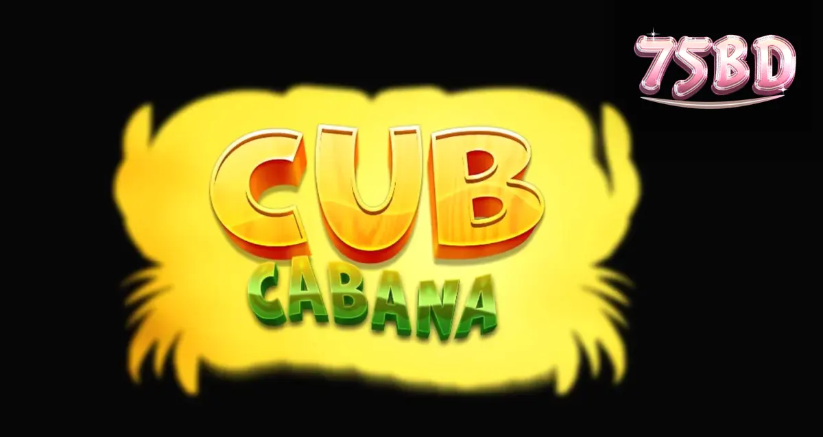 Cub Cabana slot machine interface with tropical party theme
